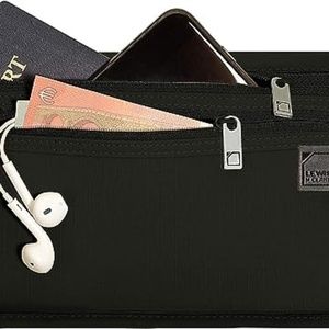 Lewis N. Clark RFID Blocking Money Belt Travel Pouch Waist Stash NEW